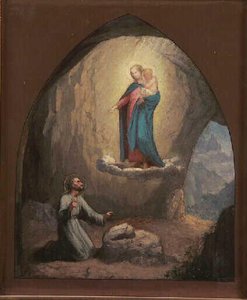 La Vierge Apparaît À Saint Ignace — Cazes Romain