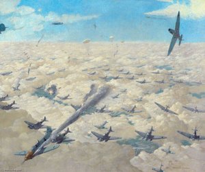 An Air Battle — Eric Hesketh Hubbard