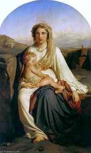 Virgin And Child — Hippolyte-paul Delaroche