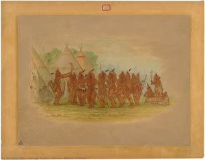 Slaves' Dance - Saukie — George Catlin, Romanticism