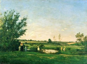 Environs De Saint Pierre, Yonne — Henri-joseph Harpignies