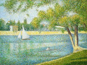 The River Seine At La Grande-jatte — Georges Seurat, Impressionistic Precision