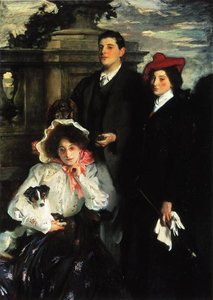 Hylda, Almina And Conway, Children Of Asher Wertheimer — John Singer Sargent, Impressionist Realism