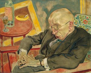 The Poet Max Herrmann-neisse — George Grosz, Verism