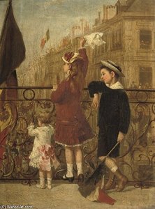 Waving To The Procession, Brussels