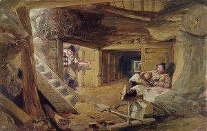 Mine In The Bastion Du Mat, Sebastopol — William Simpson