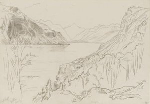 View Of Grütte, Switzerland — Edward Lear