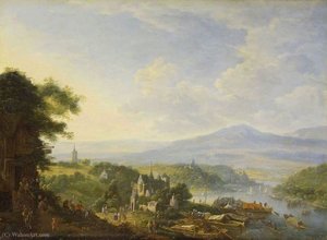 View On The Rhine — Jan Griffier I.