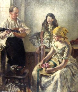 The Strolling Players — Henry Tonks