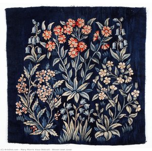 Woven Seat Cover — Mary Morris Vaux Walcott