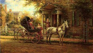 Stopping For A Chat — Edward Lamson Henry