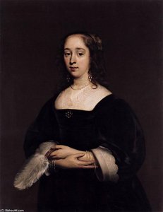 Portrait Of A Woman — Cornelius The Elder Jonson Van Ceulen, Baroque