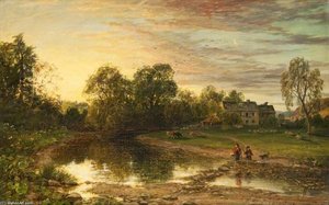 Stepping Stones On The Jed — Arthur Perigal The Younger