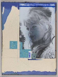 Untitled (long Haired Blond Female In 3 4 Profile) — Joseph Cornell