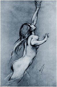 Study For Flying Fish — Herbert James Draper