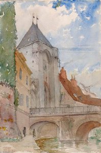 Bridge At Moret, France — Cass Gilbert