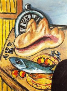 Still Life With Fish And Shell — Max Beckmann, Expressionism