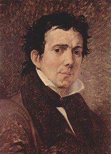 Portrait, Sculptor Pompeo Marchesi — Francesco Hayez