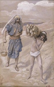 Isaac Bears The Wood For His Sacrifice — Jacques Joseph Tissot