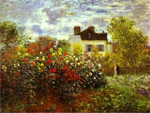 Monet's Garden At Argenteuil — Claude Monet, Impressionism