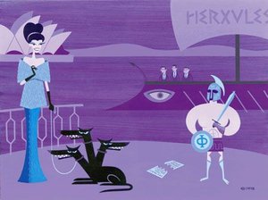 Cerberus At Rest — Josh Agle (shag)