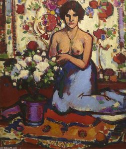 Voiles Indiennes — John Duncan Fergusson