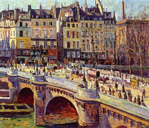 The Quai Conti, Daytime — Maximilien Luce