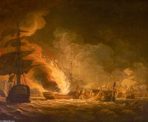 The Battle Of The Nile — John Thomas Serres