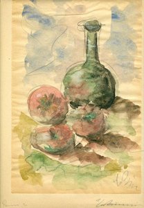 Still Life With Tomatoes And Pitcher — Georgios Bouzianis
