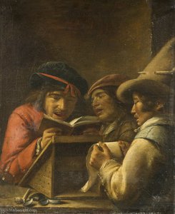 Three Young Men Making Music — Josse Van Craesbeeck