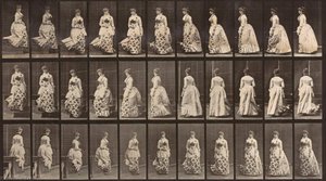 Descending Stairs And Turning, From The Book Animal Locomotion — Eadweard J Muybridge