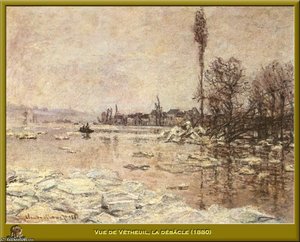Vue De Vetheuil Ladebocle — Claude Monet