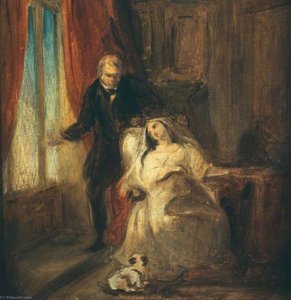 Sir Walter Scott with One of his Daughters
