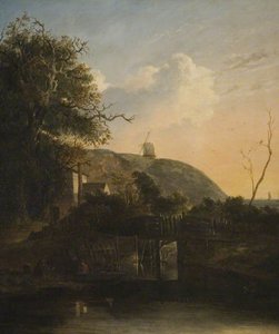 A View Near Harwich — John Berney Crome, Romantic Landscape