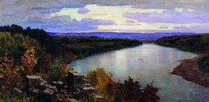 Oka. Evening. — Vassily Dmitrievitch Polenov