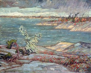 A Westerly Gale, Georgian Bay — Arthur Lismer