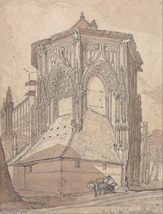 East End Of Saint Jacques At Dieppe, Normandy — John Sell Cotman