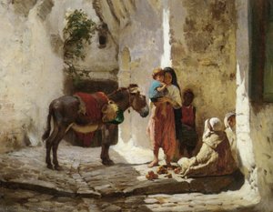 The Orange Seller — Frederick Arthur Bridgman
