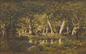 A Glimpse in the Forest of Fontainebleau