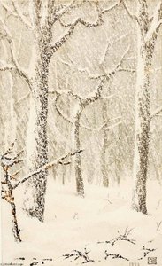 Untitled (trees In Snow) — George Elbert Burr