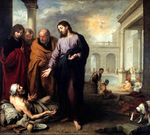 Curación Del Paralítico En La Piscina Probatica — Bartolomé Esteban Murillo