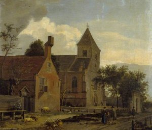 The Church At Maarsen — Jan Van Der Heyden