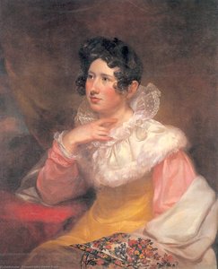 Portrait Of Lucretia Pickering Walker Morse — Samuel Finley Breese Morse, Neoclassicism