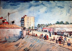 Gate In The Paris Ramparts — Vincent Willem Van Gogh