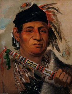 Mah Kée Mee Teuv, Grizzly Bear, Chief Of The Tribe — George Catlin