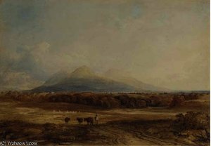 Droving Cattle — Anthony Vandyke Copley Fielding