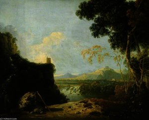 Italian Landscape — Richard Wilson, Baroque