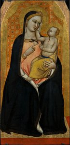 Virgin And Child Enthroned — Maestro Della Misericordia