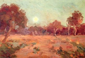 Moonrise At Sunset — Frank Coburn