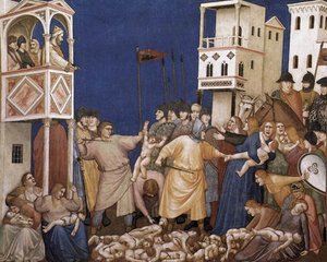 The Massacre Of The Innocents (north Transept, Lower Church, San Francesco, Assisi) — Giotto Di Bondone, Early Renaissance